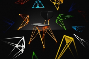 Šarena geometrijska stolica upečatljivog imena – Star Chair